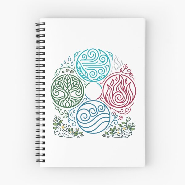 Item preview, Avatar Four Elements Water Earth Fire Air Circle designed and sold by Fine-Arts-Lab.