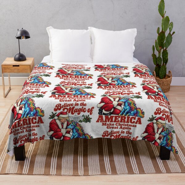 Item preview, Trump Believe in the Maic of America Unicorn Christmas designed and sold by KippyMcCall.