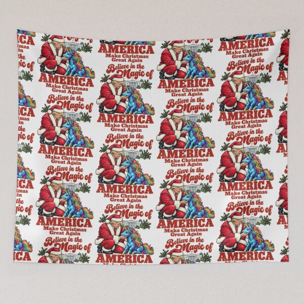 Item preview, Trump Believe in the Maic of America Unicorn Christmas designed and sold by KippyMcCall.