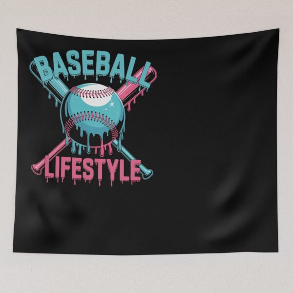 Artikelvorschau, Baseballshirt Baseball Drip Lifestyle Jungen Pink Lila entworfen und verkauft von ghanagjkiyf.