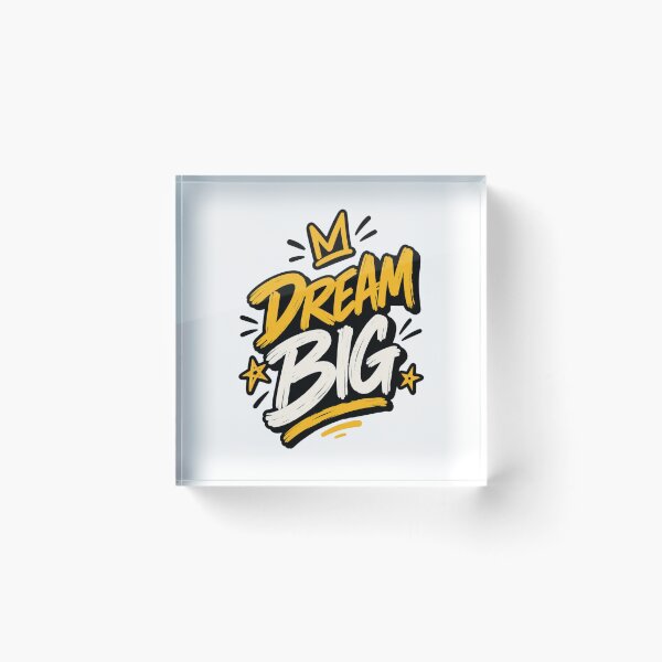 Item preview, Dream Big Bold Typography Streetwear Graphic designed and sold by LarkLeaf.
