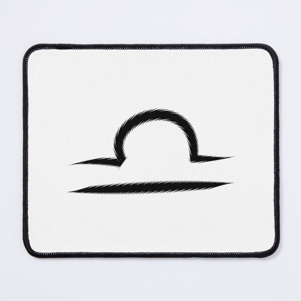 Item preview, Black Libra Scales Zodiac Symbol Design designed and sold by pattern-archive.