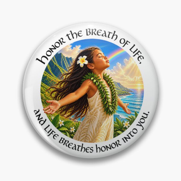 Item preview, Polynesian Respect Proverb - Honor the breath of life | Pacific Art designed and sold by ShakaLife.org.