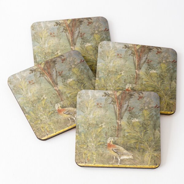 Item preview, Roman wall painting. Fragment of a garden with a bird designed and sold by likiska.