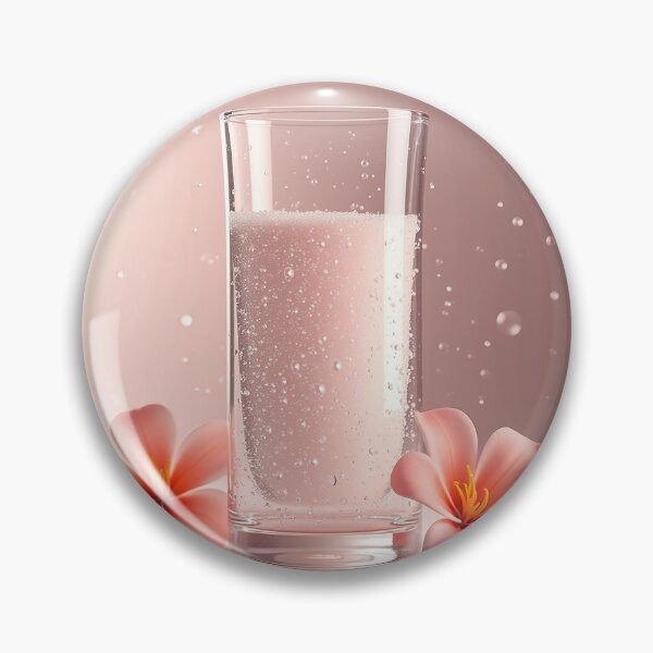 Artikelvorschau, Fresh Milk Glass with Pink Plumeria Flowers Art entworfen und verkauft von profustock.