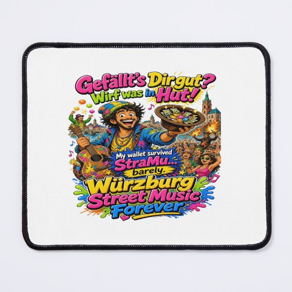 Item preview, Gefällt's Dir Gut? Wirf Was In Hut! StraMu Würzburg Street Music T-Shirt designed and sold by Sushikidsntoddlers.