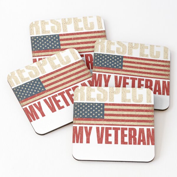 Artikelvorschau, Respect My Veteran Proud Veteran Wife Veterans Day entworfen und verkauft von HappyVibration.