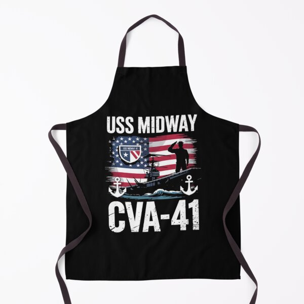 Aperçu de l'œuvre Drapeau du porte-avions USS Midway CVA 41, Jour des anciens combattants, Patriote créée et vendue par ghanagjkiyf.