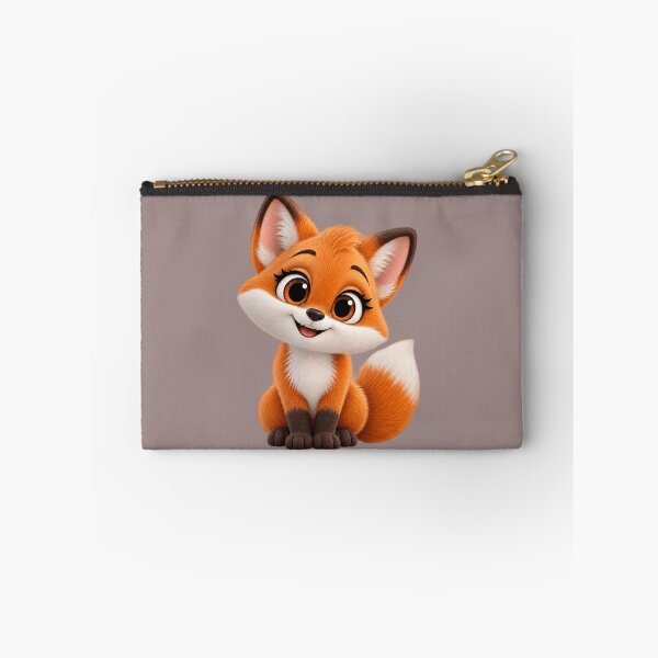 Item preview, Cute Fluffy Baby Fox - Adorable Cartoon Fox Cub Art designed and sold by chicworld2026.