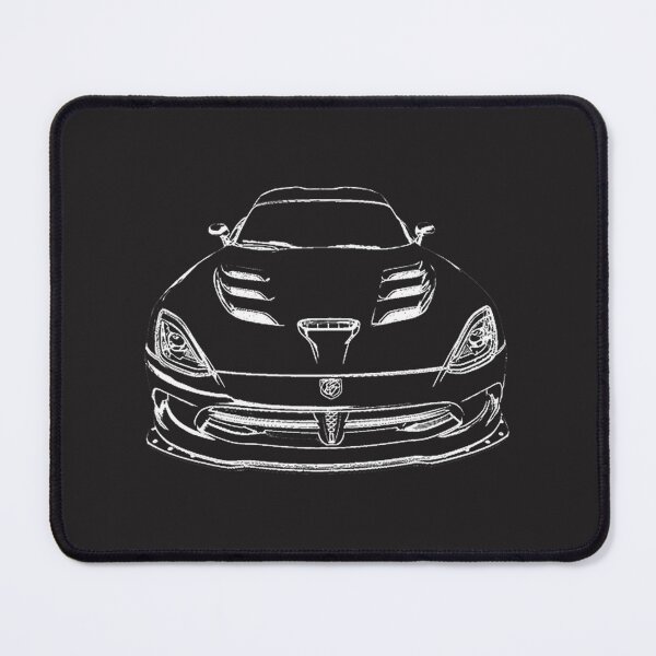 Item preview, Viper ACR Sports Car Illustration with Sleek Design and Bold Colors designed and sold by Alcheirys.