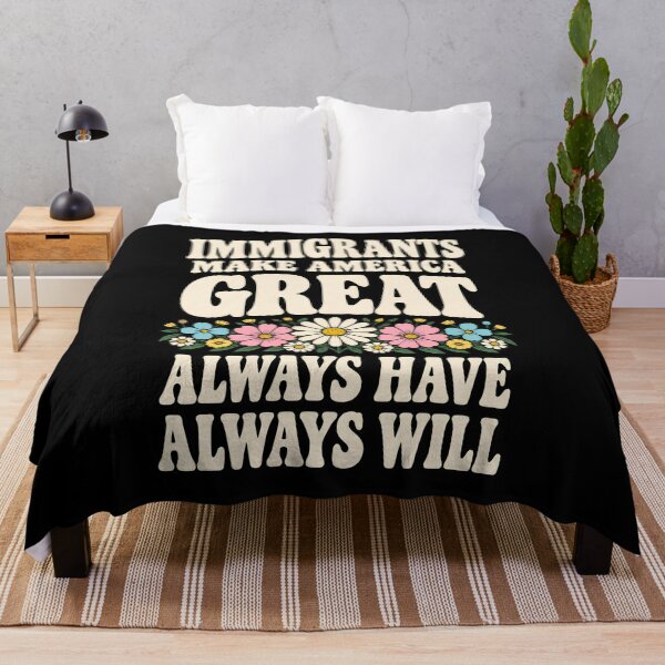 Item preview, Immigrants Make America Great Wildflower Colorful Advocacy Graphic designed and sold by Whirx.