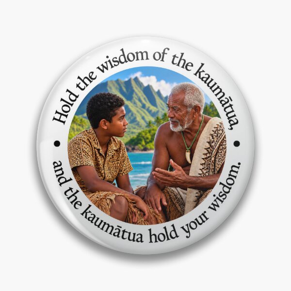 Item preview, Maori Wisdom Proverb - Hold the wisdom of the kaumātua | Pacific Art designed and sold by ShakaLife.org.