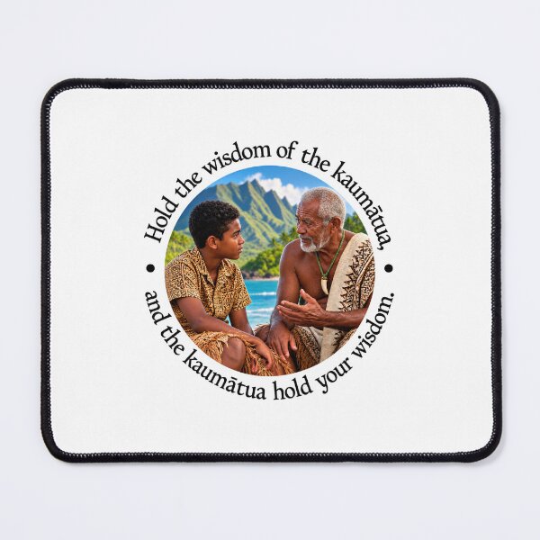 Item preview, Maori Wisdom Proverb - Hold the wisdom of the kaumātua | Pacific Art designed and sold by ShakaLife.org.