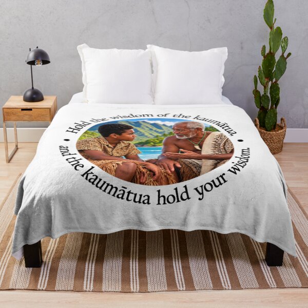 Item preview, Maori Wisdom Proverb - Hold the wisdom of the kaumātua | Pacific Art designed and sold by ShakaLife.org.