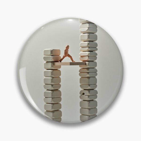 Item preview, Miniature Figure Crossing Stone Tower Bridge Art designed and sold by profustock.