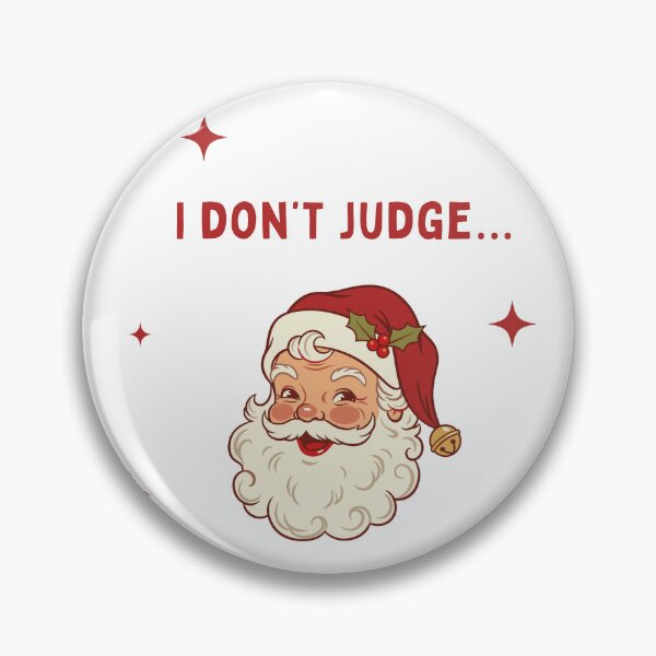 Item preview, Funny Santa Christmas Card I Don’t Judge Okay I Judge a Little Mostly the Cookie Quality – Humorous Holiday Greeting Card designed and sold by HYPNK.