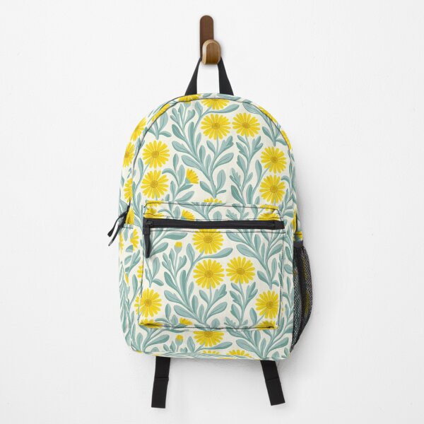 Item preview, Sunny Yellow Daisy & Silver Foliage Pattern designed and sold by Studio BC.