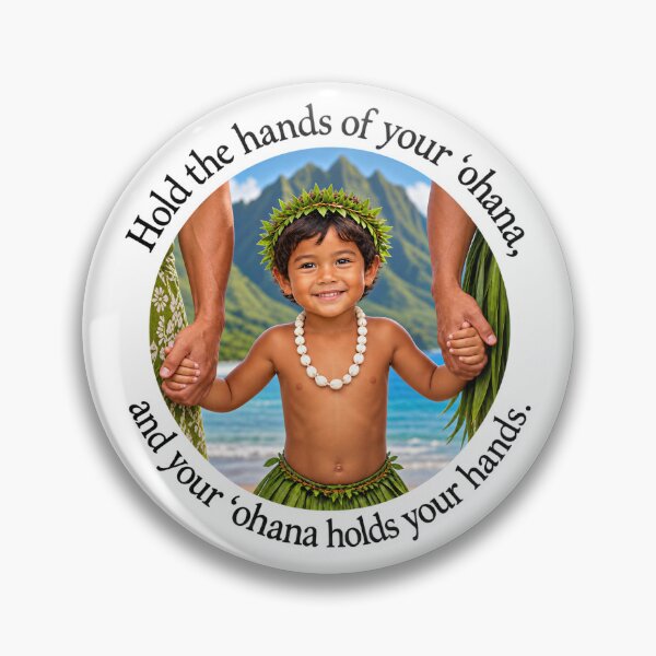 Item preview, Polynesian Community Proverb - Hold the hands of your ʻohana | Pacific Art designed and sold by ShakaLife.org.