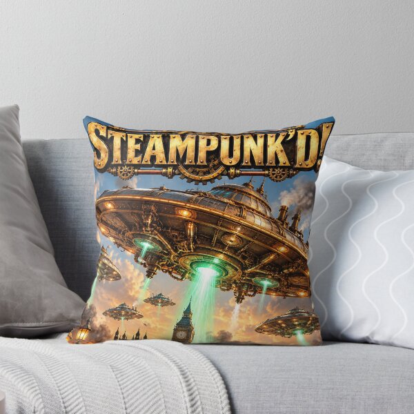 Item preview, Steampunk'd Flying Saucers Attack designed and sold by Moviebuff91.