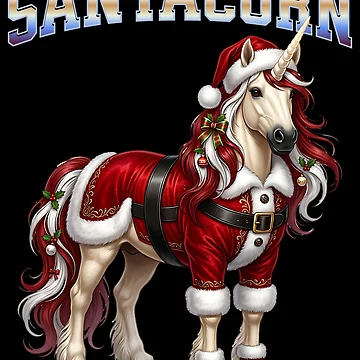Artwork thumbnail, Santacorn by ReneMM