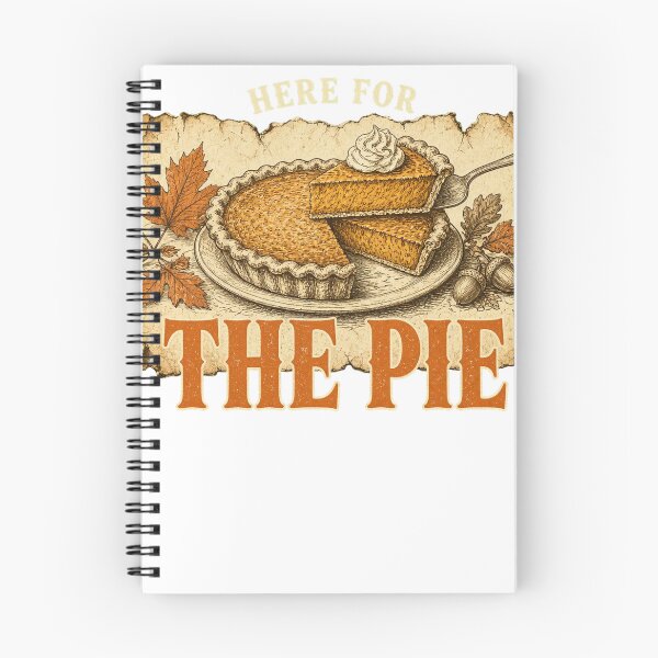 Artikelvorschau, Here For The Pie Thanksgiving Pumpkin Pie Lover entworfen und verkauft von HappyVibration.