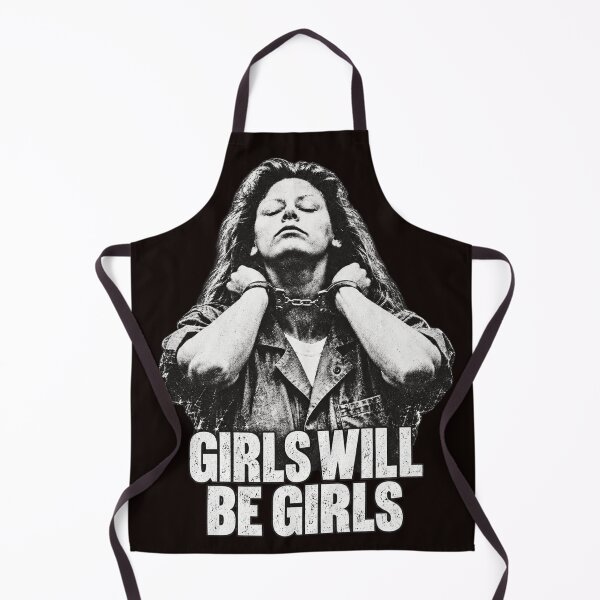 Item preview, Aileen Wuornos Girls Will Be Girls Brush Stroke Handcuffs Portrait designed and sold by bootycatclube.