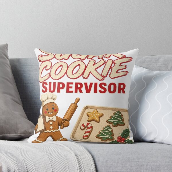 Artikelvorschau, Sugar Cookie Supervisor Christmas Cookie Baking entworfen und verkauft von HappyVibration.