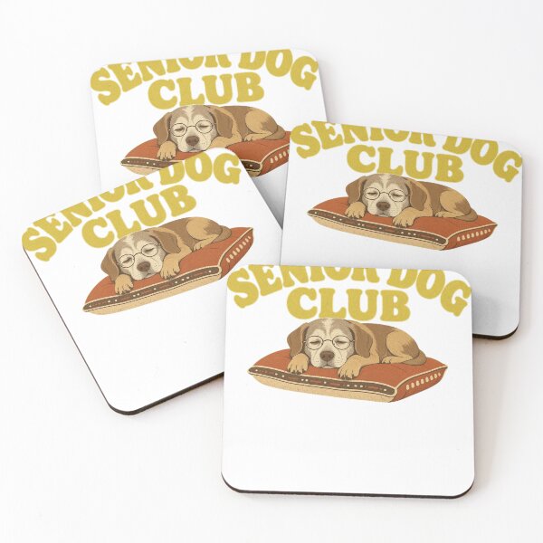 Artikelvorschau, Senior Dog Club Senior Dog Mom Old Dog Lover Gift entworfen und verkauft von HappyVibration.