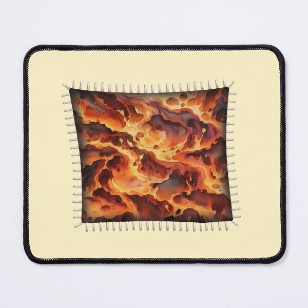Item preview, Stitched Opening Reveals Lava designed and sold by MoxisWatercolor.