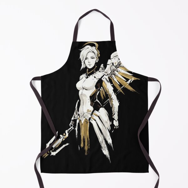 Artikelvorschau, Mercy Overwatch Sumi-e Anime Gaming Streetwear Tee entworfen und verkauft von Senpaiwaves.