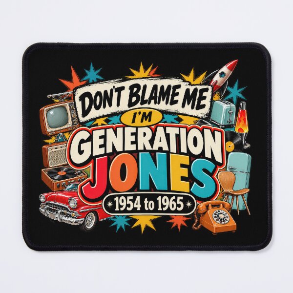 Item preview, Don't Blame Me I'm Generation Jones designed and sold by Ray's Photos & Art.