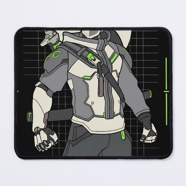 Item preview, Genji Overwatch 2 Techwear Gamer Graphic Tee designed and sold by Senpaiwaves.