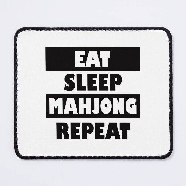 Item preview, Eat Sleep Mahjong Repeat designed and sold by NinniSilver.