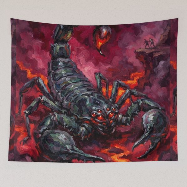Item preview, The Black Scorpion Sci-Fi Horror Fine Art Tribute designed and sold by Art's Diner.