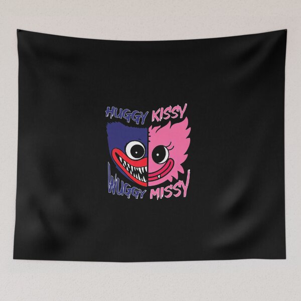 Aperçu de l'œuvre Poppy Playtime Huggy Wuggy Bisous Missy Face Split créée et vendue par Bindamasc.