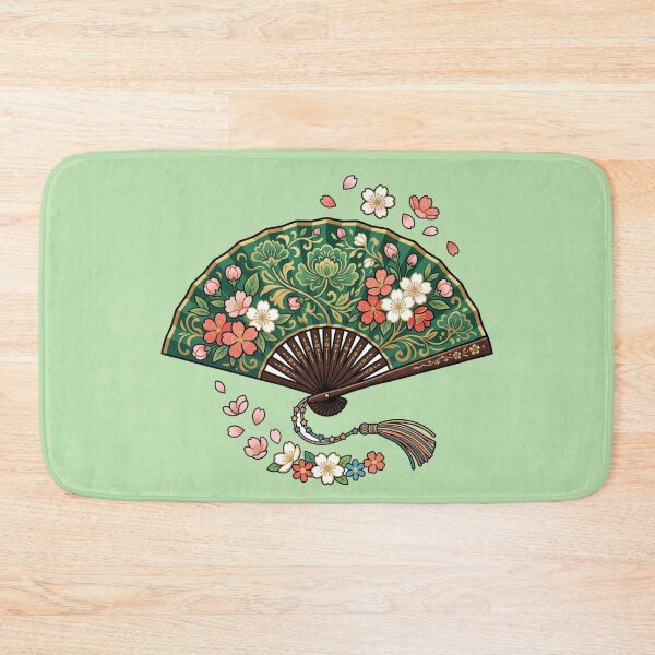 Item preview, Avatar Kyoshi Warrior Hand Fan Cherry Blossom designed and sold by Fine-Arts-Lab.
