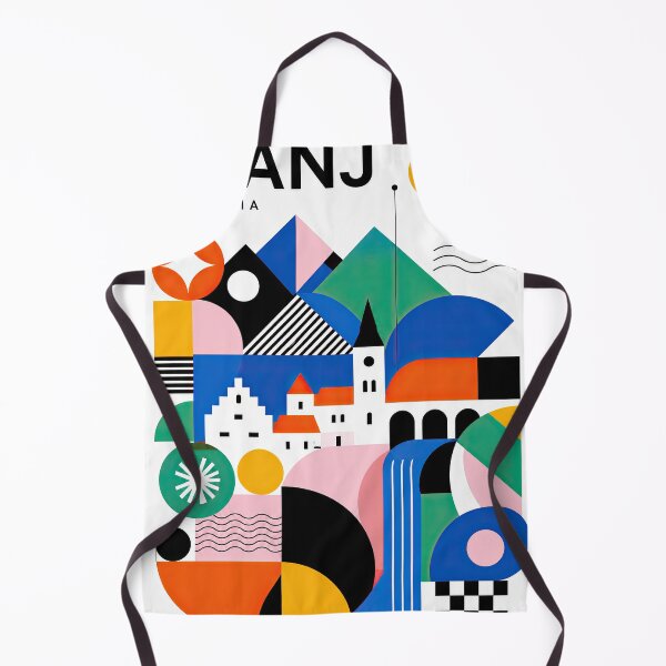 Artikelvorschau, Abstract geometric poster featuring colorful shapes, stylized ho entworfen und verkauft von ckybe.