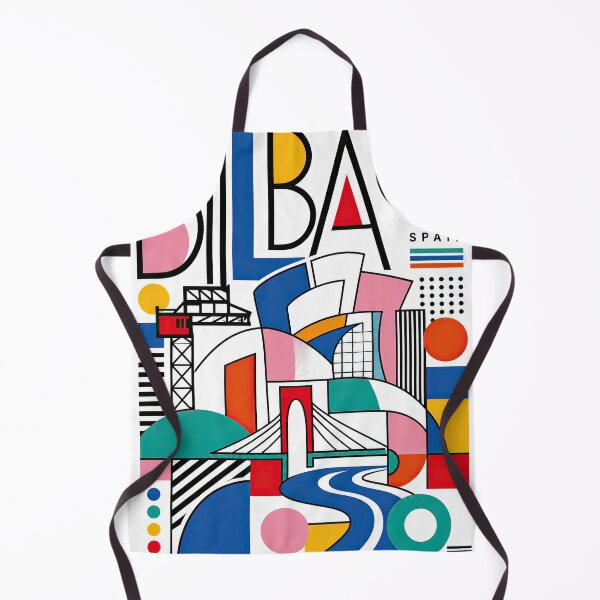 Artikelvorschau, Colorful abstract geometric cityscape poster featuring bold arch entworfen und verkauft von ckybe.