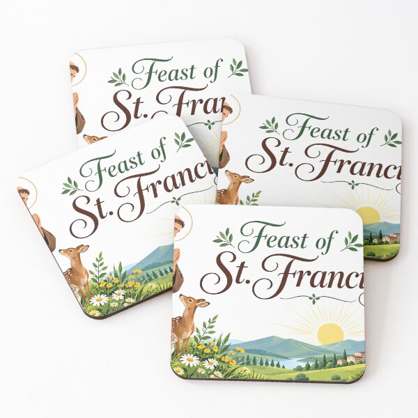 Artikelvorschau, Illustrated Feast of St. Francis scene with a entworfen und verkauft von ckybe.