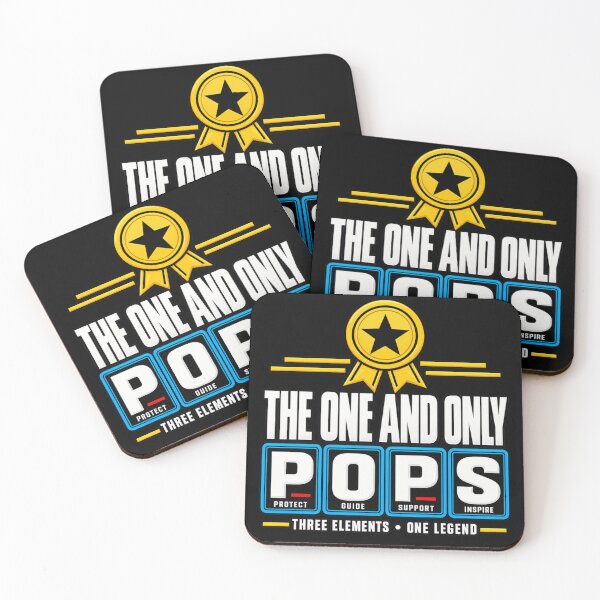 Item preview, POPS Periodic Table Grandpa Dad Father's Day Chemistry T-Shirt designed and sold by Trendably.