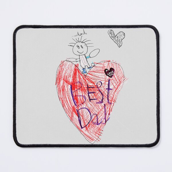 Item preview, Best Dad Ever - Original Child Art designed and sold by TwoLinesArt.