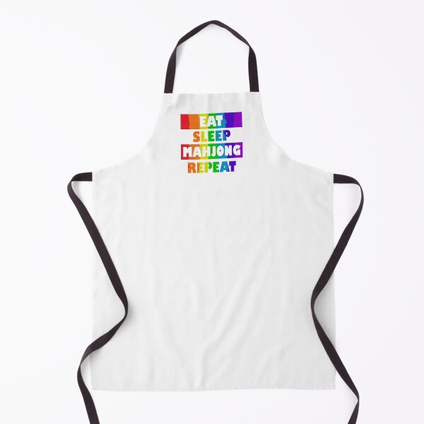 Item preview, Eat Sleep Mahjong Repeat Rainbow designed and sold by NinniSilver.