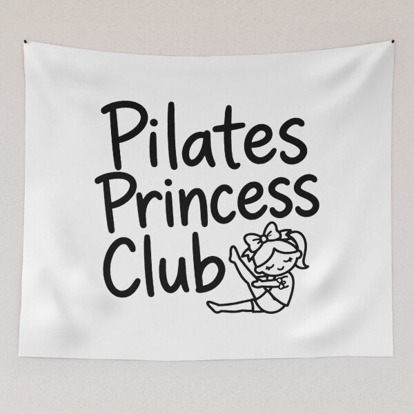 Aperçu de l'œuvre Club de la princesse Pilates, fille de Pilates drôle et esthétique créée et vendue par StyxIND.