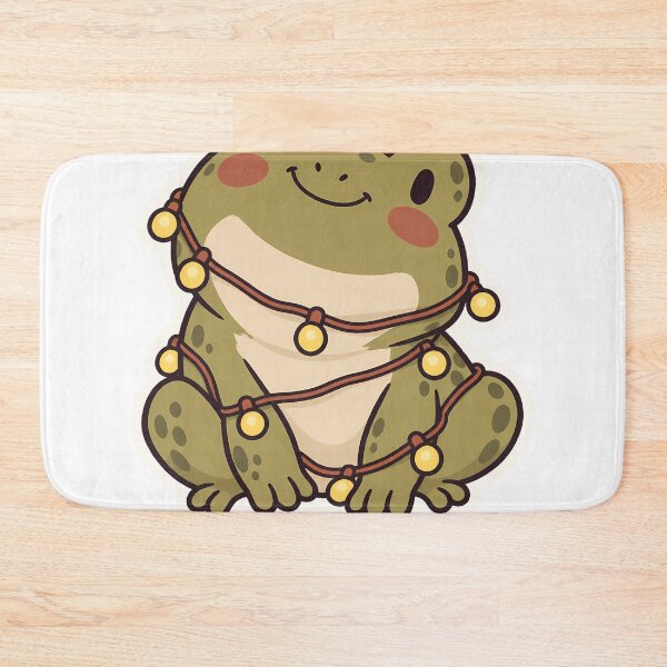 Item preview, Merry Frogmas Happy Frog in Christmas Lights designed and sold by OuqCreations.
