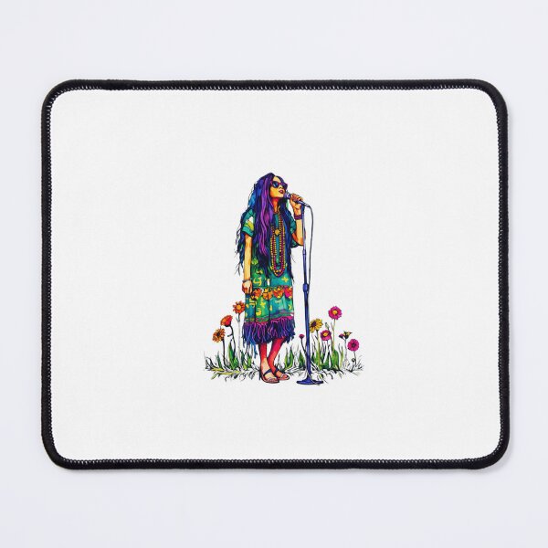 Item preview, Janis Joplin Groovy Hippie 70s Rock Legend Art designed and sold by UllricKramer.