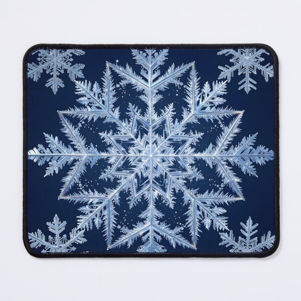 Item preview, Fractal Snowflake - Blue Winter Crystal Art designed and sold by Sybille-Yates.