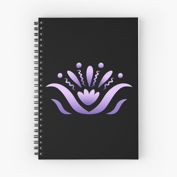 Item preview, Mystical Purple Boho Ornament Lotus Silhouette designed and sold by ZorianArt.