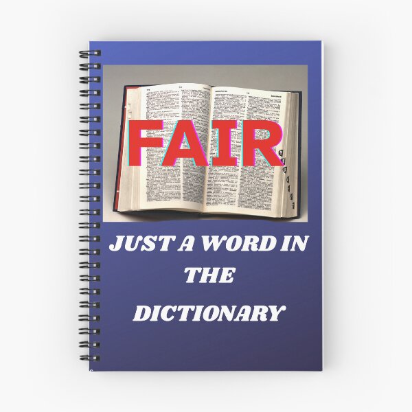 Item preview, FAIR IS JUST A WORD IN THE.... designed and sold by docksTees.