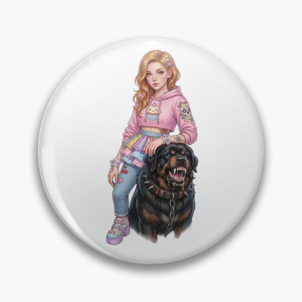Item preview, Pastel Girl and Fierce Rottweiler designed and sold by CHRIST5000.