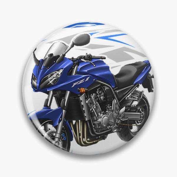 Artikelvorschau, Yamaha FZ Team Blue Design für Motorradbegeisterte und Fahrer entworfen und verkauft von area51design.